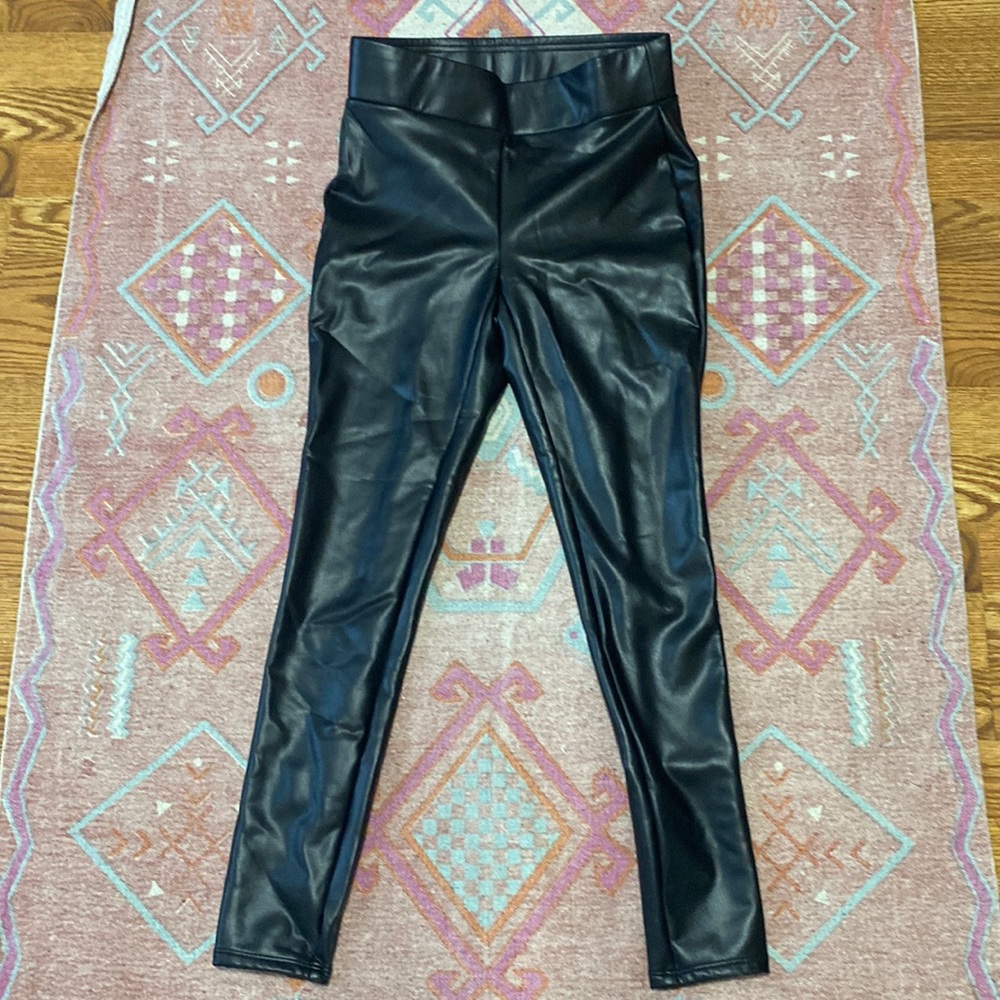 Loft Petites Faux Leather Leggings